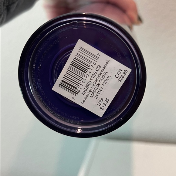 Starbucks Purple Halloween Eyes Tree Tumbler - Venti - Picture 3 of 5